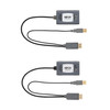 Tripp Lite 1-Port DisplayPort over Cat6 Extender Kit, Pigtail Transmitter/Receiver, 4K 60 Hz, HDR, 4:4:4, 230 ft. (70.1 m), TAA 037332281265