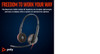 POLY Blackwire 3220 Stereo USB-C Black Headset +USB-C/A Adapter (Bulk)