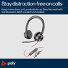 POLY Blackwire 8225 Stereo USB-C Headset +USB-C/A Adapter