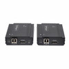 StarTech.com DisplayPort KVM Extender over Fiber Optic, 4K 60Hz, Console Extender Kit, Up to 984ft/300m (Multi-mode) with Pre-installed SFP+ Modules, 3x USB HID FD121-KVM-EXTENDER