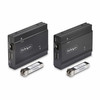 StarTech.com DisplayPort KVM Extender over Fiber Optic, 4K 60Hz, Console Extender Kit, Up to 984ft/300m (Multi-mode) with Pre-installed SFP+ Modules, 3x USB HID FD121-KVM-EXTENDER