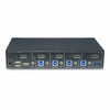StarTech.com 4-Port DisplayPort KVM Switch, Single 4K 60Hz Monitor, 6x USB Ports, Push-Button & Hotkey Switching, DisplayPort 1.2, OS Independent, TAA Compliant P4AD122-KVM-SWITCH
