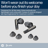 POLY Voyager Free 60+ UC Carbon Black Earbuds +BT700 USB-C Adapter +Touchscreen Charge Case 7Y8H2AA