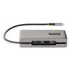 StarTech.com USB-C Multiport Adapter - HDMI/VGA - 4K 60Hz - 3-Port USB Hub - 100W Power Delivery Pass-Through - GbE - Travel Mini Docking Station w/ Charging - 1ft/30cm Wrap-Around Cable DKT31CVHPD3