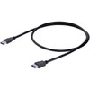 StarTech USB3SEXT1MBK 1m SuperSpeed USB 3.0 Extension Cable A to A M F Retail