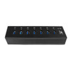 Vantec UGT-AH710U3-BK 7-Port USB 3.0 Aluminum all data charging Hub with adapter