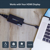 StarTech.com USB 3.0 to HDMI Adapter - 4K 30Hz Ultra HD - DisplayLink Certified - USB Type-A to HDMI Display Adapter Converter for Monitor - External Video & Graphics Card - Mac & Windows 95952