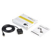 StarTech.com 1 Port FTDI USB to Serial RS232 Adapter Cable with COM Retention 97068