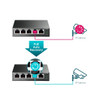 TP-Link SWT TL-SG105PE 5-Port Gigabit Easy Smart Switch 65W PoE power budget