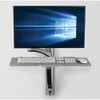 Tripp Lite Single-Display Sit-Stand Wall-Mount Workstation with Thin-Client Mount 98676