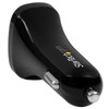 StarTech.com Dual-Port USB Car Charger - 24W/4.8A - Black 98814