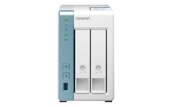 Qnap Ts-231P3 Nas Tower Ethernet Lan Turquoise, White Al314 Ts-231P3-4G-Us 885022018918