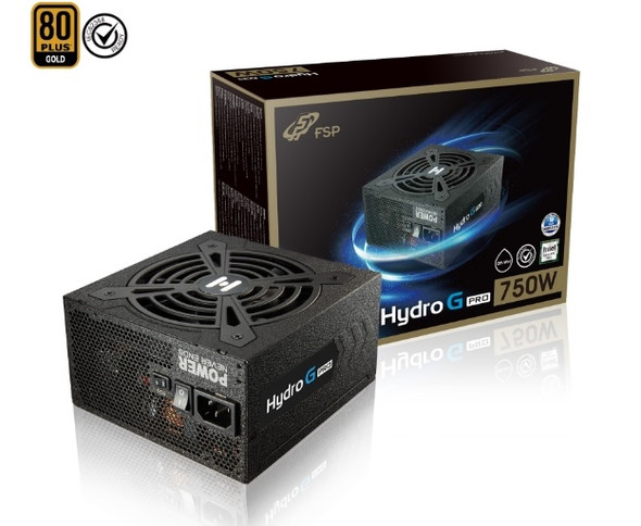 FSP PS HG2-750 750W 80+Gold 100-240Vac 10-5A 50-60Hz Ships within 2 Business Days PFC ATX Retail