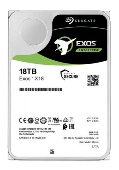 Seagate Exos X18 18TB Enterprise ST18000NM004J internal hard drive 3.5" 18000 GB SAS 105646