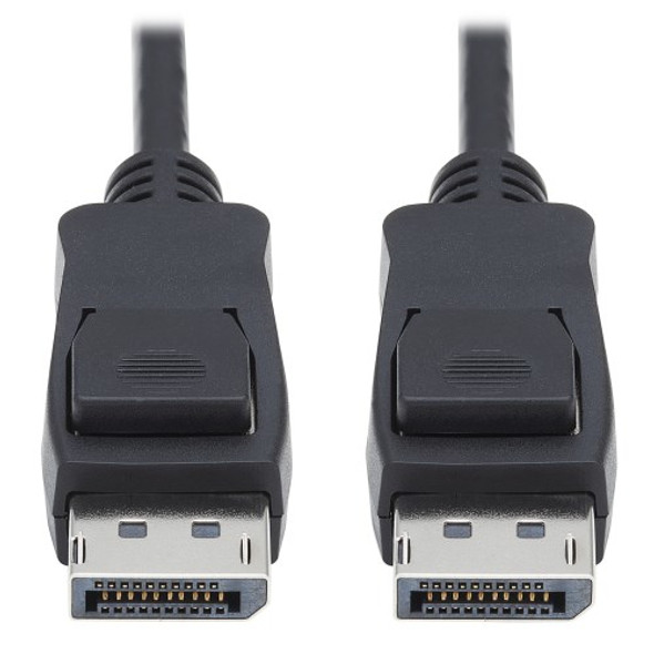 Tripp Lite DisplayPort 1.4 Cable with Latching Connectors - 8K UHD, HDR, 4:2:0, HDCP 2.2, M/M, Black, 0.31 m 105836