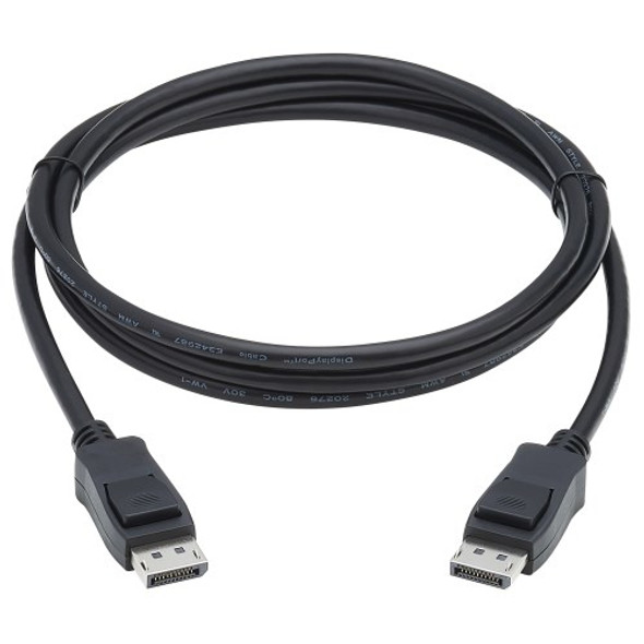 Tripp Lite DisplayPort 1.4 Cable with Latching Connectors - 8K UHD, HDR, 4:2:0, HDCP 2.2, M/M, Black, 1.83 m 105838