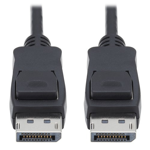 Tripp Lite DisplayPort 1.4 Cable with Latching Connectors - 8K UHD, HDR, 4:2:0, HDCP 2.2, M/M, Black, 3.05 m 105839