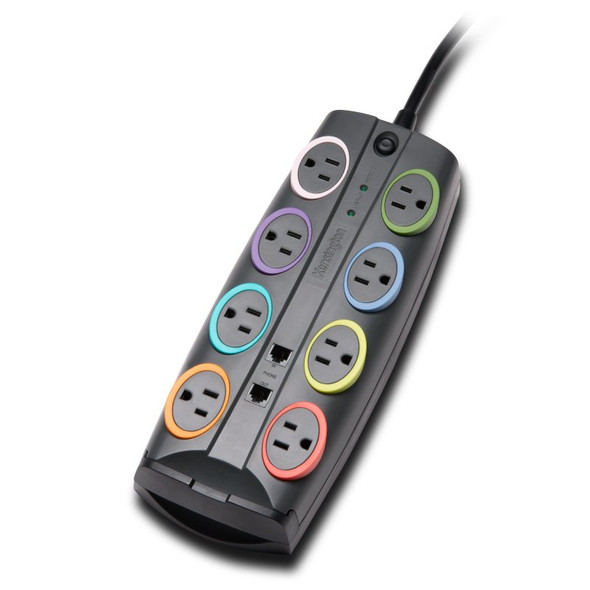 Kensington K62691NA surge protector Multicolour 8 AC outlet(s) 2.4 m 107600