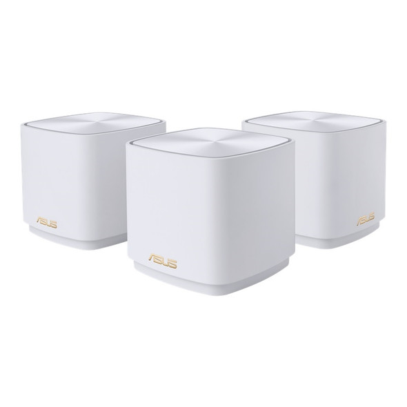 Asus RT ZENWIFI AX Mini (XD4) CA 3PK Whole Home Dual band Mesh WiFi 6 SY White