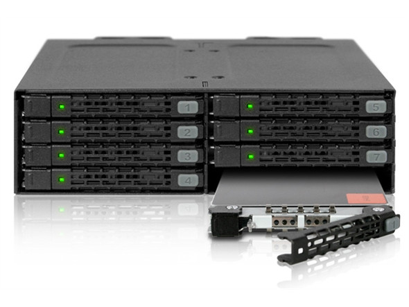 ICY DOCK ToughArmor MB998SP-B 8x2.5 SATA 7mm Drive Hot Swap Mobile Rack RTL