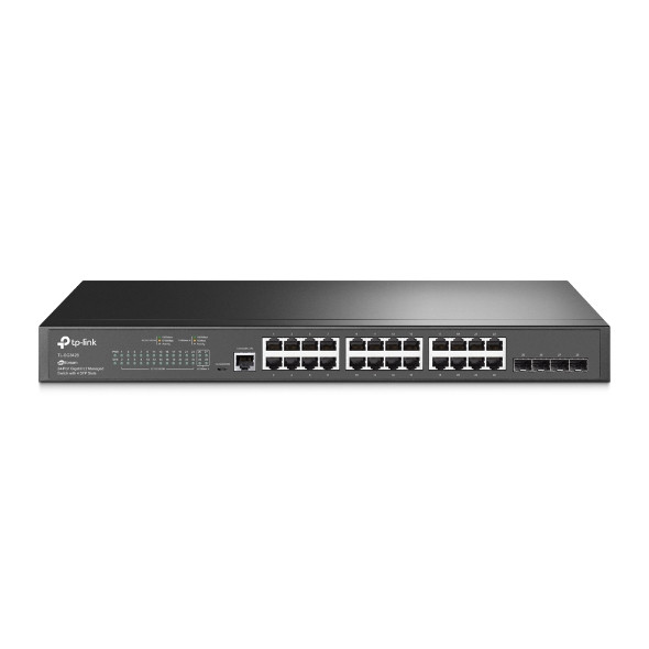 TP-LINK JetStream 24-Port Gigabit L2 Managed Switch with 4 SFP Slots 112803