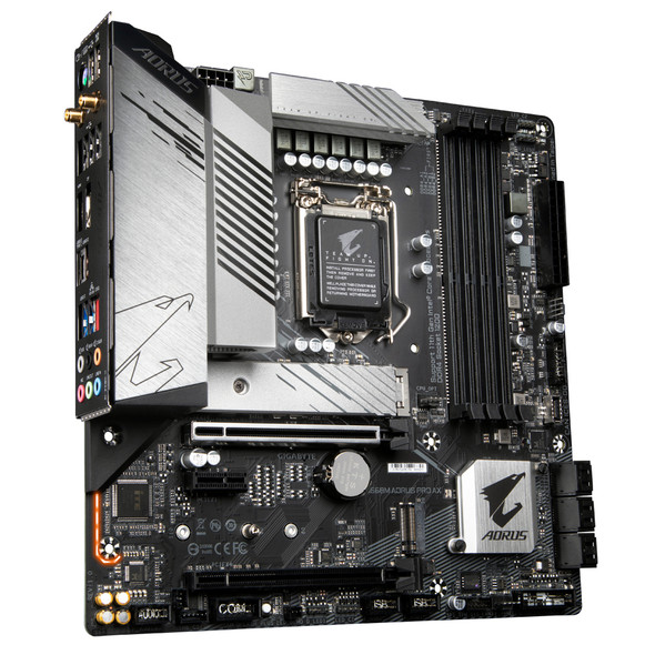 Gigabyte Motherboard B560M AORUS PRO AX B560 LGA1200 Maximum 128GB DDR4 Micro ATX Retail