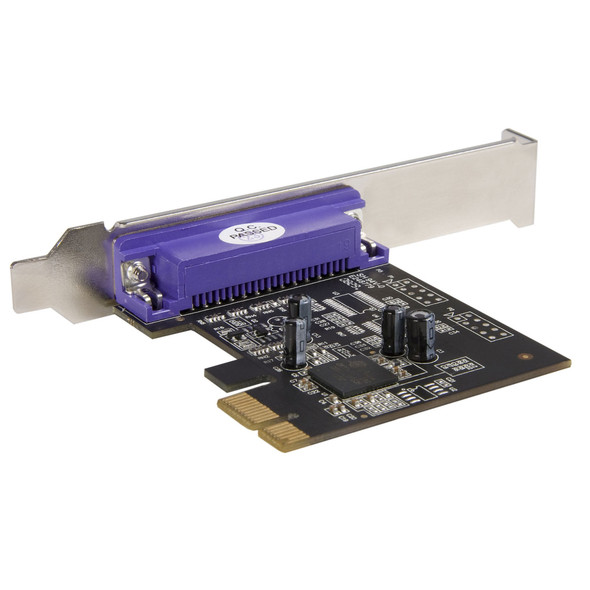 StarTech.com 1-Port Parallel PCIe Card - PCI Express to Parallel DB25 Adapter Card - Desktop Expansion LPT Controller for Printers, Scanners & Plotters - SPP/ECP - Standard/Low Profile 113695