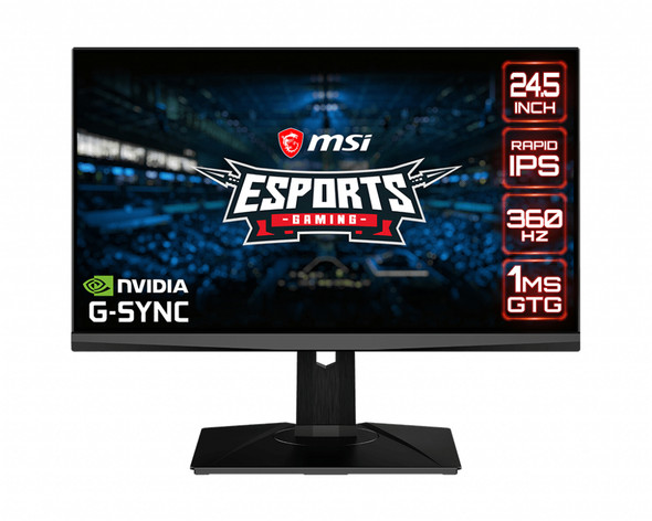 MSI Monitor OCULUXNXG253R Oculux NXG253R 24.5 FHD 1920x1080 16:9 1ms GTG Rapid IPS Retail