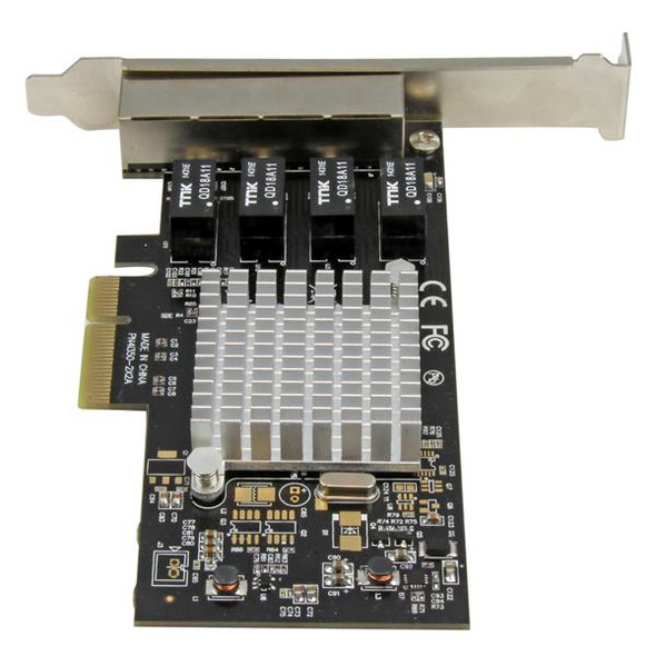 StarTech ST4000SPEXI 4 Port Gigabit Ethernet PCIe Network Card Intel I350 NIC