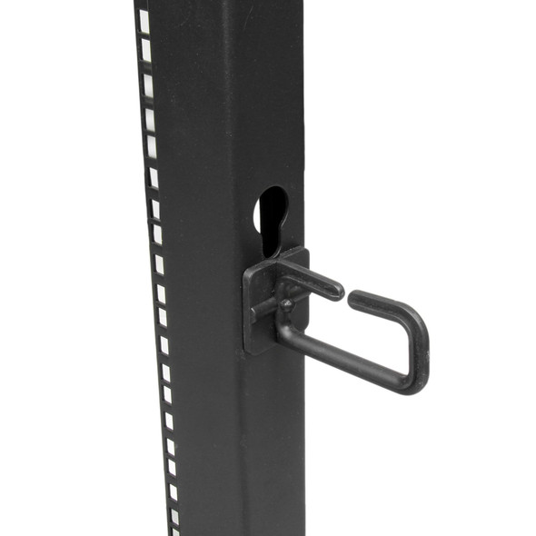 Startech.Com 25U Open Frame Server Rack - 4 Post Adjustable Depth (23" To 41") Network Equipment Rack W/ Casters/ Levelers/ Cable Management (4Postrack25U) 4Postrack25U