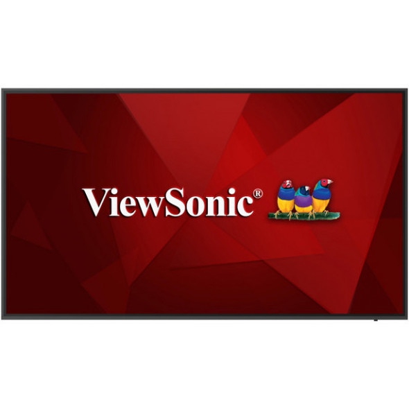 Viewsonic Cde6520 Signage Display Digital Signage Flat Panel 165.1 Cm (65") Ips 4K Ultra Hd Black Built-In Processor Android 8.0 Cde6520