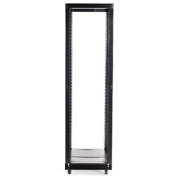 StarTech.com 42U Adjustable 4 Post Open Server Equipment Rack Cabinet 4POSTRACKBK