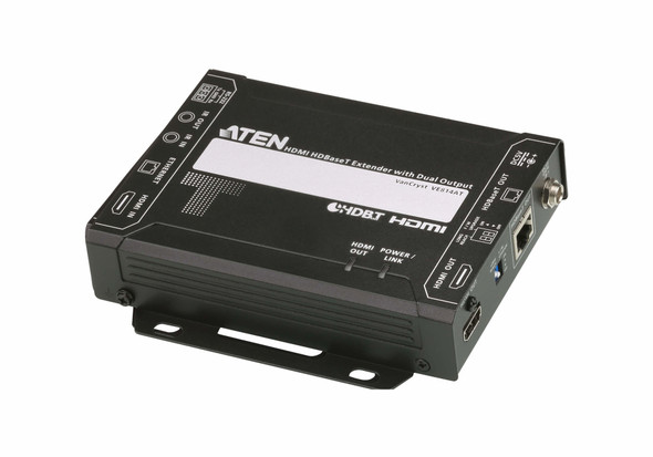 Aten VE814A AV extender AV transmitter & receiver Black VE814A