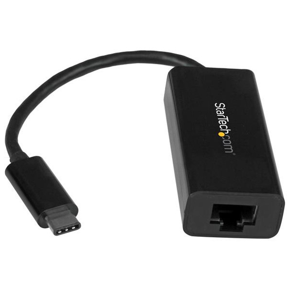 Startech.Com Usb C To Gigabit Ethernet Adapter - Black - Usb 3.1 To Rj45 Lan Network Adapter - Usb Type C To Ethernet - Limited Stock, See Similar Item S1Gc301Auw Us1Gc30B