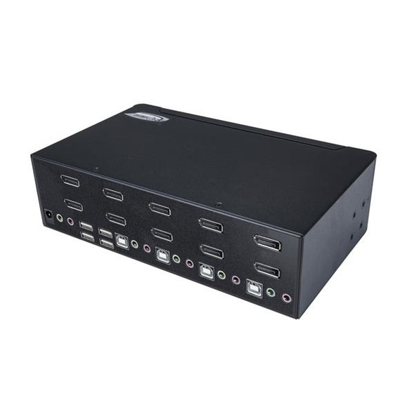 StarTech.com 4-Port Dual DisplayPort KVM Switch - 4K 60Hz SV431DPDDUA2