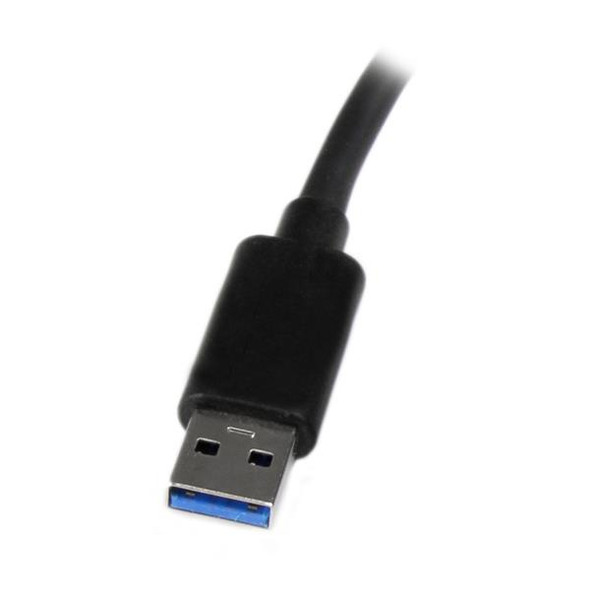 StarTech.com USB 3.0 to Dual Port Gigabit Ethernet Adapter NIC w/ USB Port USB32000SPT
