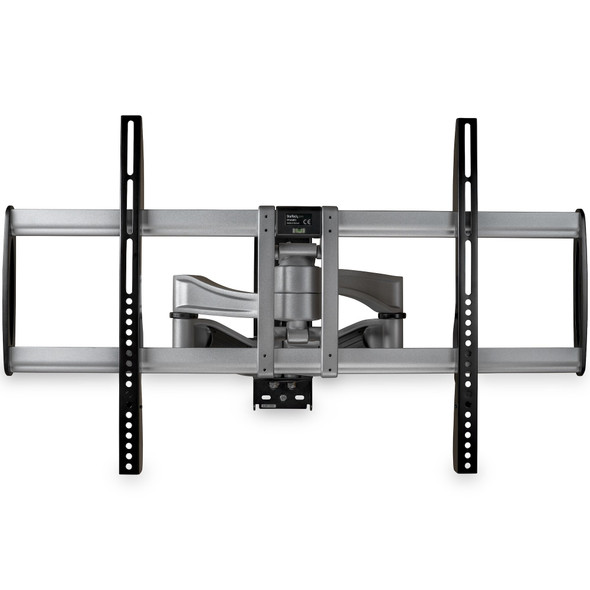 StarTech.com Full Motion TV Wall Mount - Heavy Duty Articulating TV Wall Mount Bracket for 32" to 75" (165lb/75kg) VESA Display - Universal Adjustable Tilt/Swivel Flat Screen Arm - Silver FPWARPS