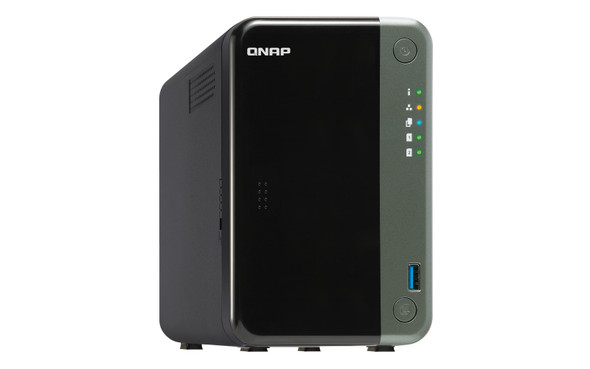 Qnap Ts-253D Nas Tower Ethernet Lan Black J4125 Ts-253D-4G-Us