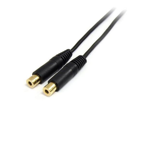 Startech.Com 6In Stereo Splitter Cable - 3.5Mm Male To 2X 3.5Mm Female 1420978