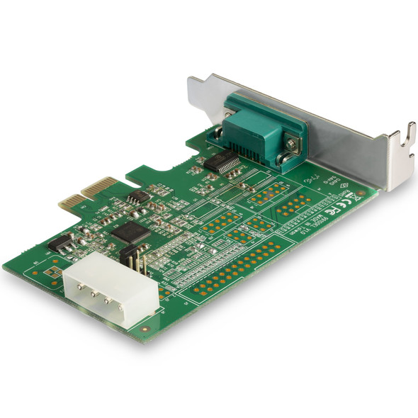 StarTech.com 4-port PCI Express RS232 Serial Adapter Card - PCIe RS232 Serial Host Controller Card - PCIe to Serial DB9 Card - 16950 UART - Expansion Card - Windows/Linux PEX4S953