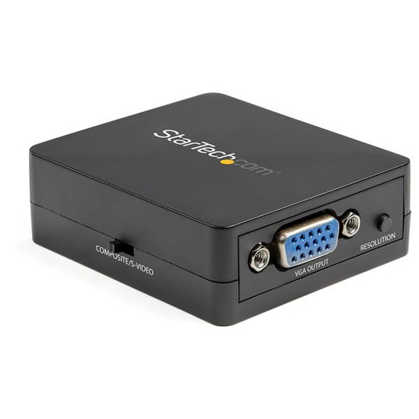 StarTech.com Composite to VGA Video Converter - NTSC and PAL - 1920x1200 - Composite Video Scaler - S Video to VGA Adapter VID2VGATV3