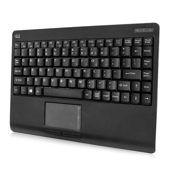 Adesso Wireless Mini Touchpad Keyboard WKB-4110UB