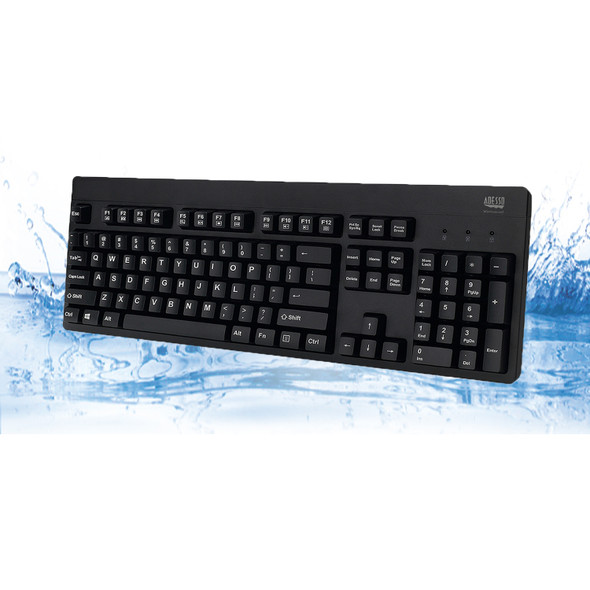 Adesso EasyTouch 630UB - Antimicrobial Waterproof Keyboard AKB-630UB