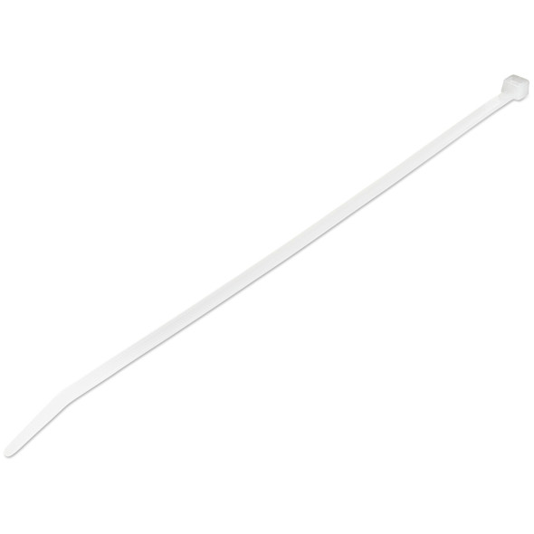 Startech.Com 100 Pack 10" Cable Ties - White Extra Large Nylon/Plastic Zip Tie - Adjustable Electrical/Network Cable Wraps/-40 To +85C Temp/94V-2 Fire & Ul Rated Taa Cbmzt10N