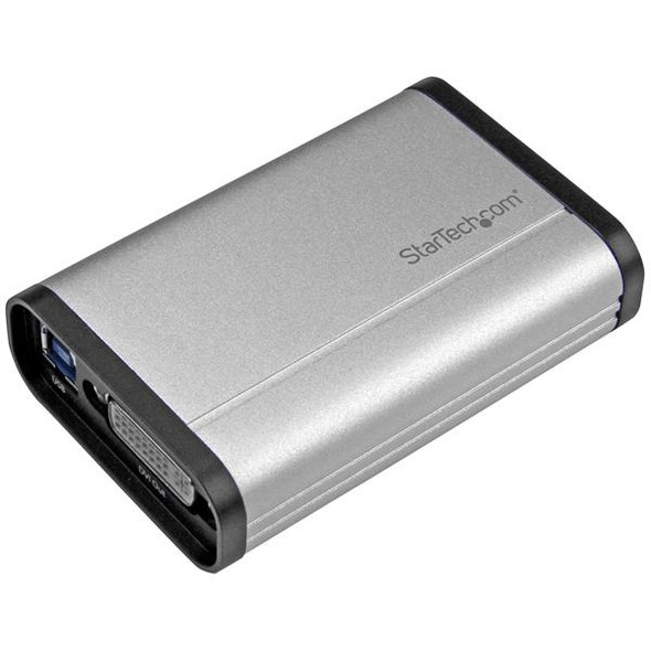 StarTech.com USB 3.0 Capture Device for High-Performance DVI Video - 1080p 60fps - Aluminum USB32DVCAPRO