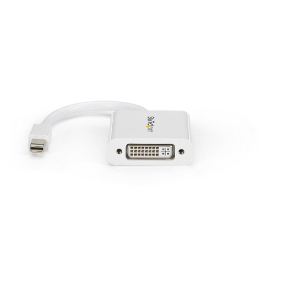 StarTech.com Mini DisplayPort to DVI Video Adapter Converter - White MDP2DVIW