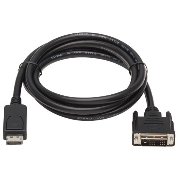 Tripp Lite Displayport to DVI Cable, Displayport with Latches to DVI-D Single Link Adapter (M/M), 3.05 m P581-010