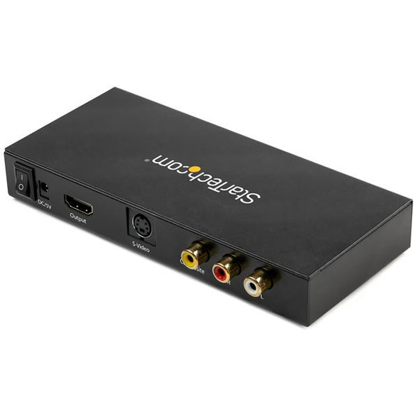 Startech.Com S-Video Or Composite To Hdmi Converter With Audio - 720P - Ntsc And Pal Vid2Hdcon2