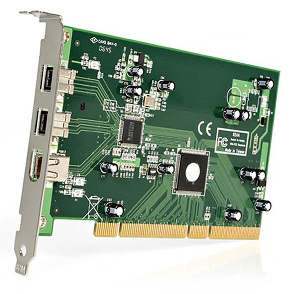 StarTech.com 3 Port 2b 1a PCI 1394b FireWire Adapter Card with DV Editing Kit PCI1394B_3