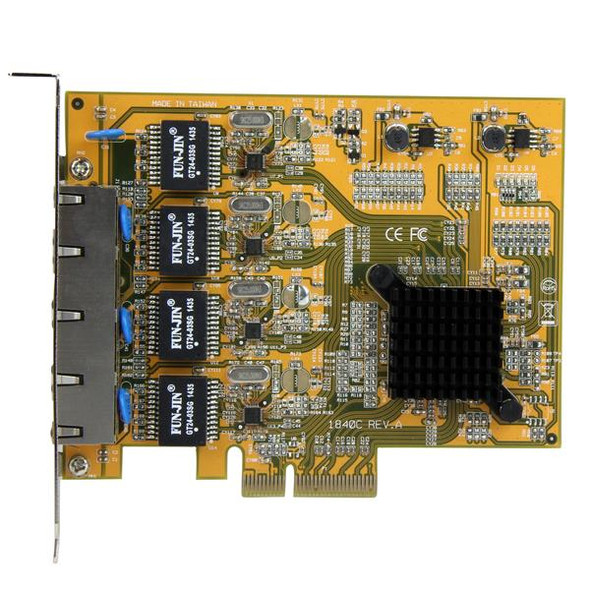 StarTech.com 4-Port PCIe Gigabit Network Adapter Card ST1000SPEX43